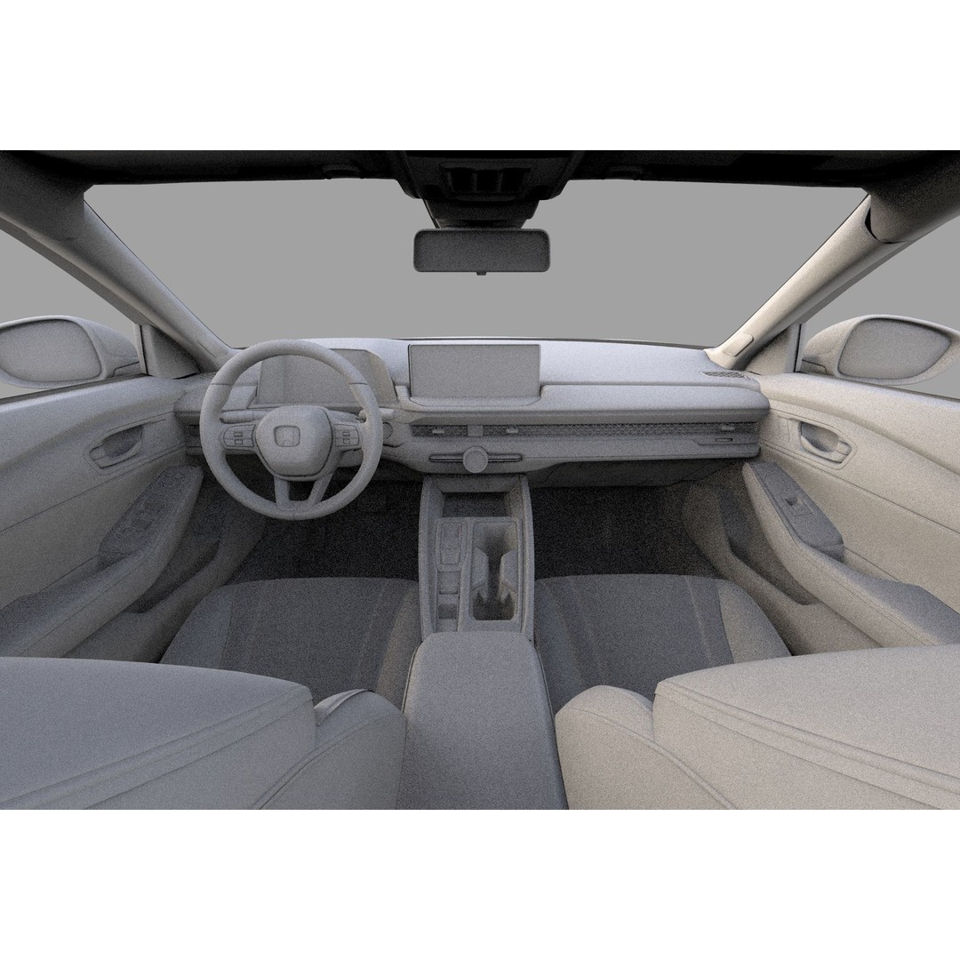 Honda Accord 2023 3D Model – High Poly Interior, FBX, OBJ, Blender - View 46
