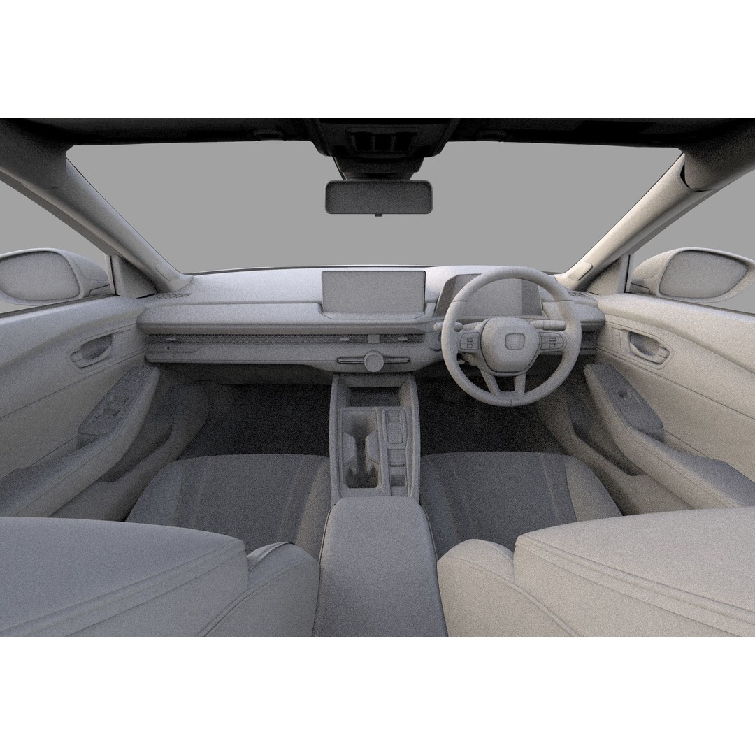 Honda Accord 2023 3D Model – High Poly Interior, FBX, OBJ, Blender - View 47