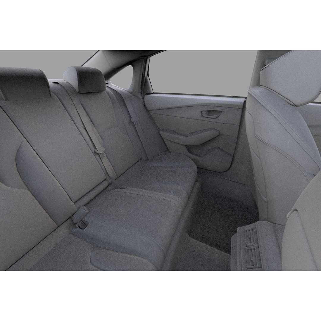 Honda Accord 2023 3D Model – High Poly Interior, FBX, OBJ, Blender - View 49
