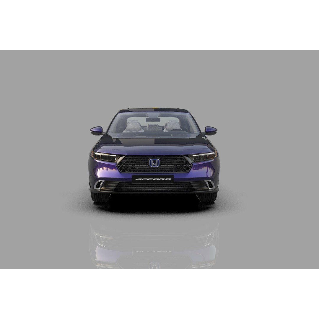 Honda Accord 2023 3D Model – High Poly Interior, FBX, OBJ, Blender - View 6