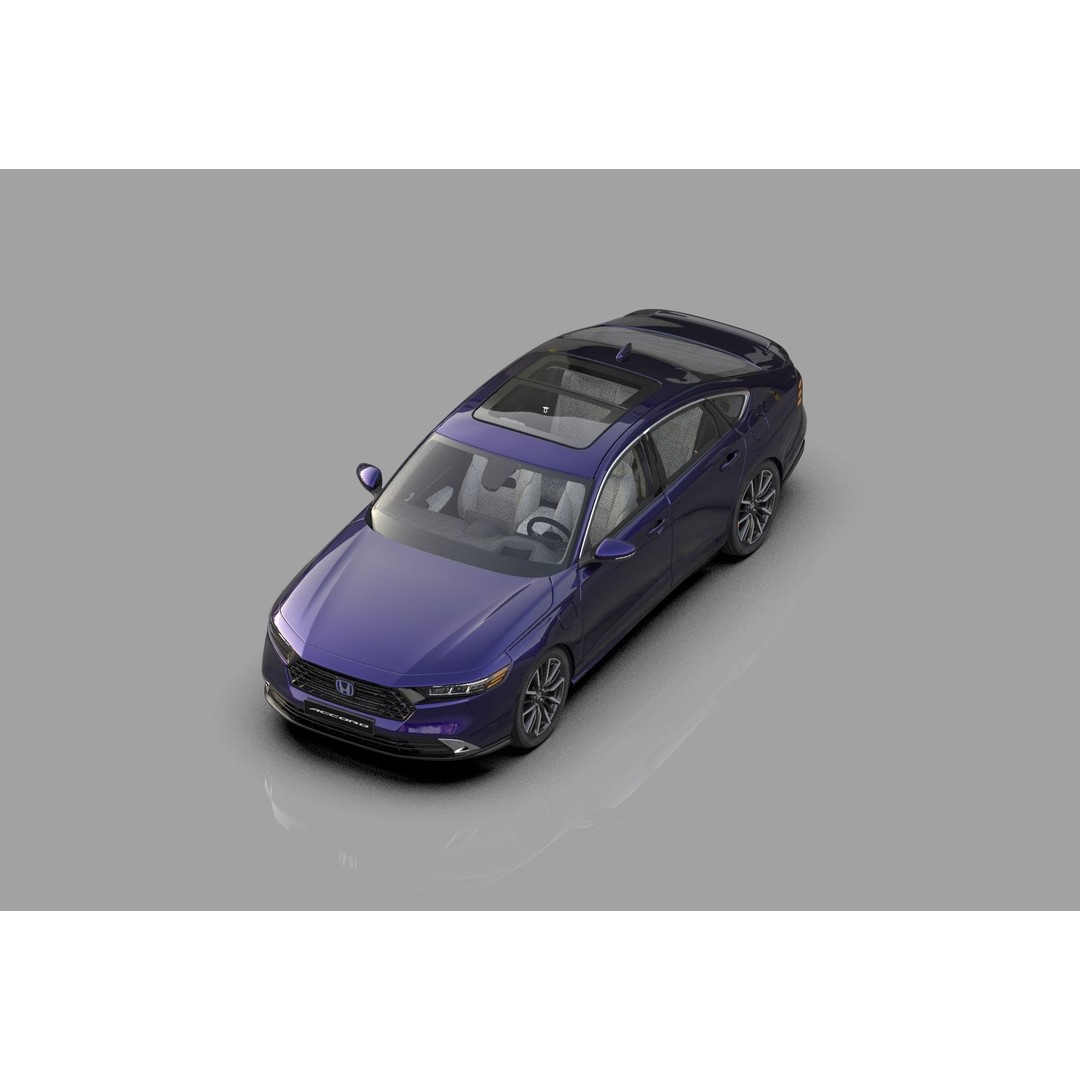 Honda Accord 2023 3D Model – High Poly Interior, FBX, OBJ, Blender - View 8