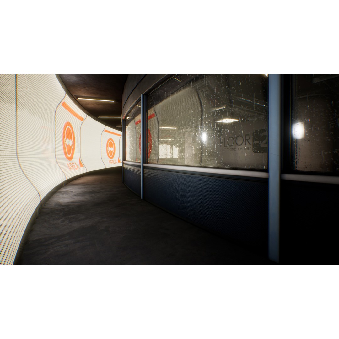 Command Center 3D Model – Low Poly Modular Environment for Unreal - View 17