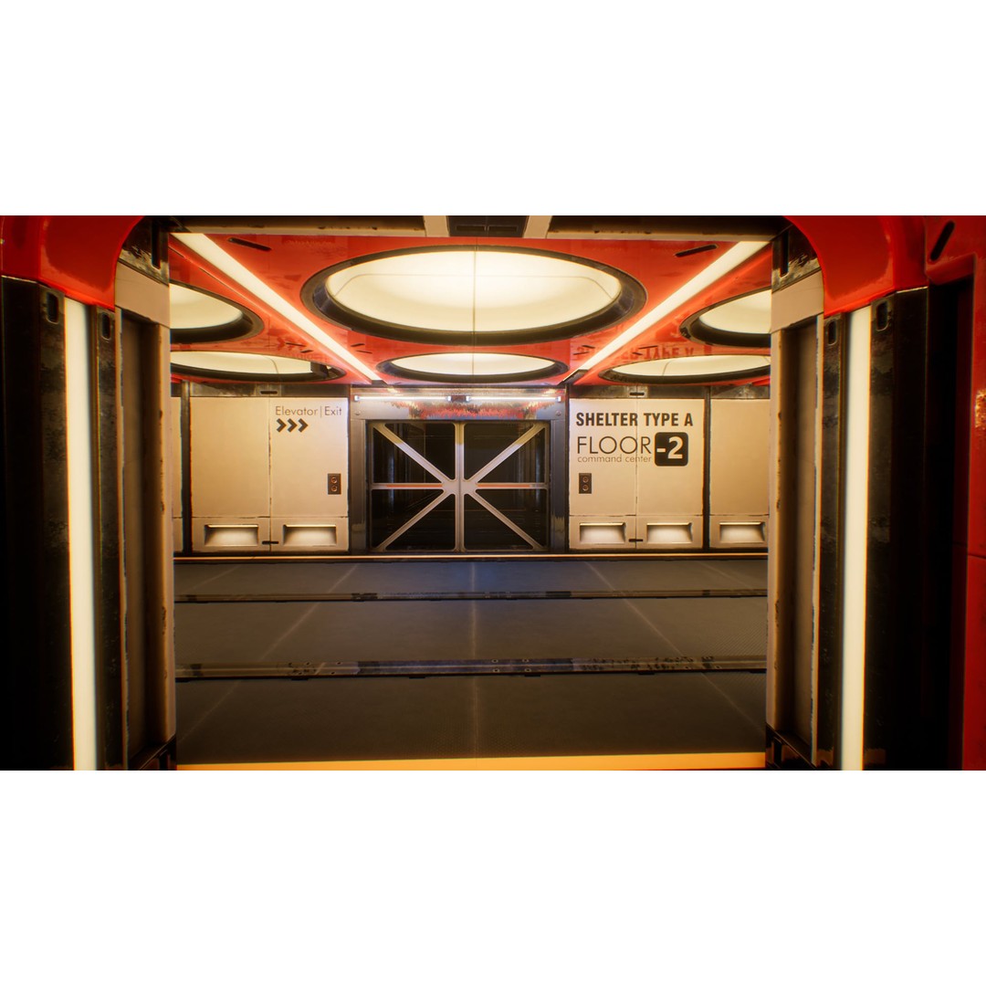 Command Center 3D Model – Low Poly Modular Environment for Unreal - View 23