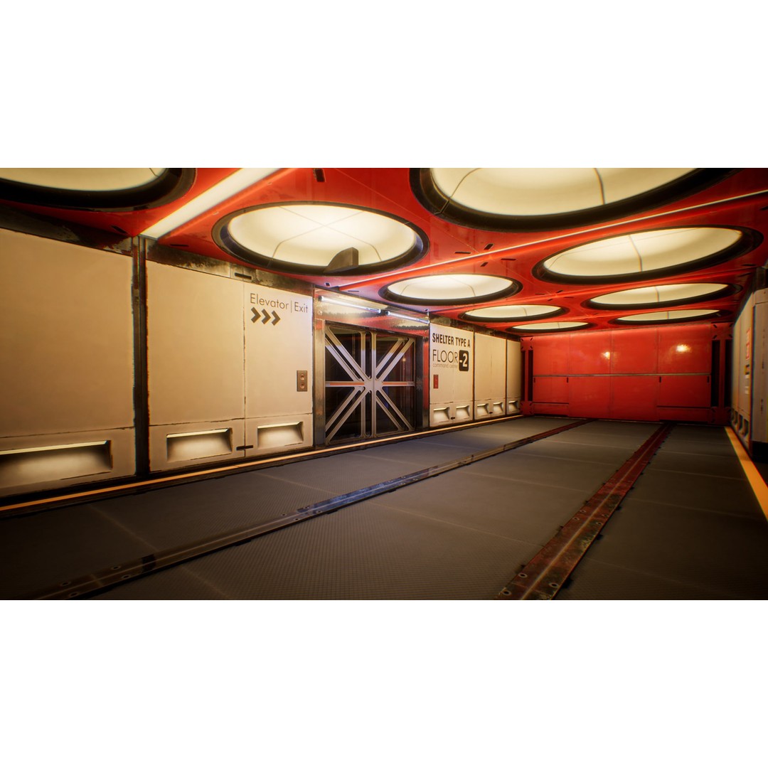 Command Center 3D Model – Low Poly Modular Environment for Unreal - View 24