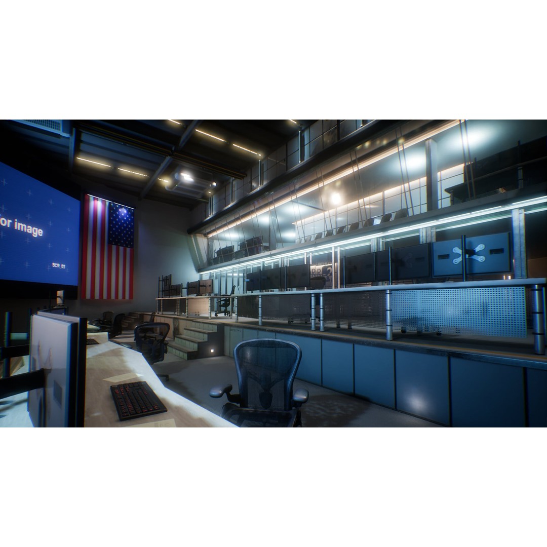 Command Center 3D Model – Low Poly Modular Environment for Unreal - View 4