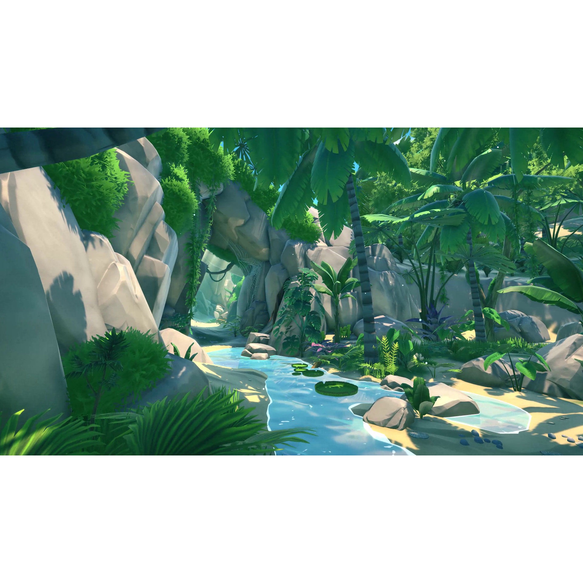 Lost Jungle - Low-Poly Game-Ready 3D Model - View 13