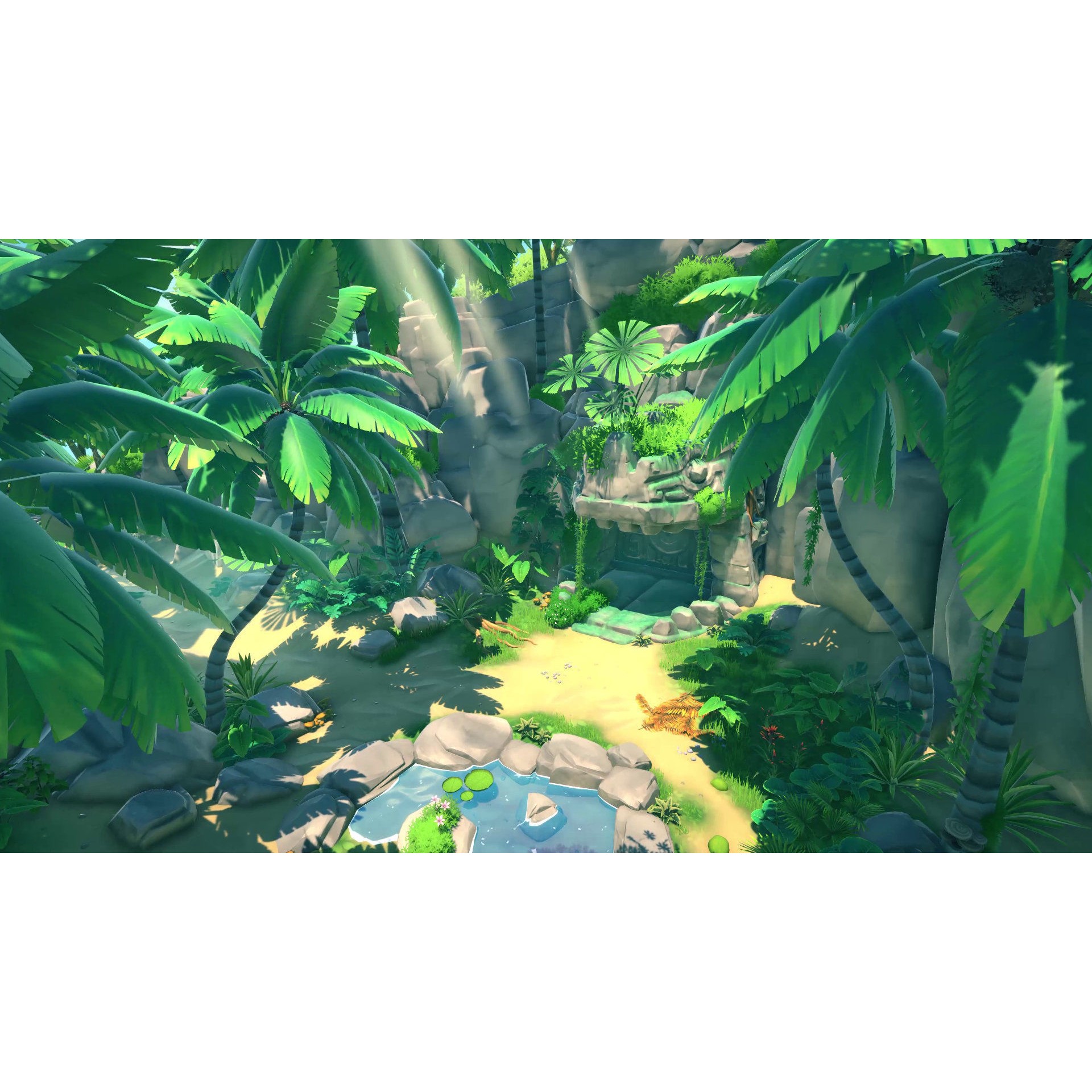 Lost Jungle - Low-Poly Game-Ready 3D Model - View 5