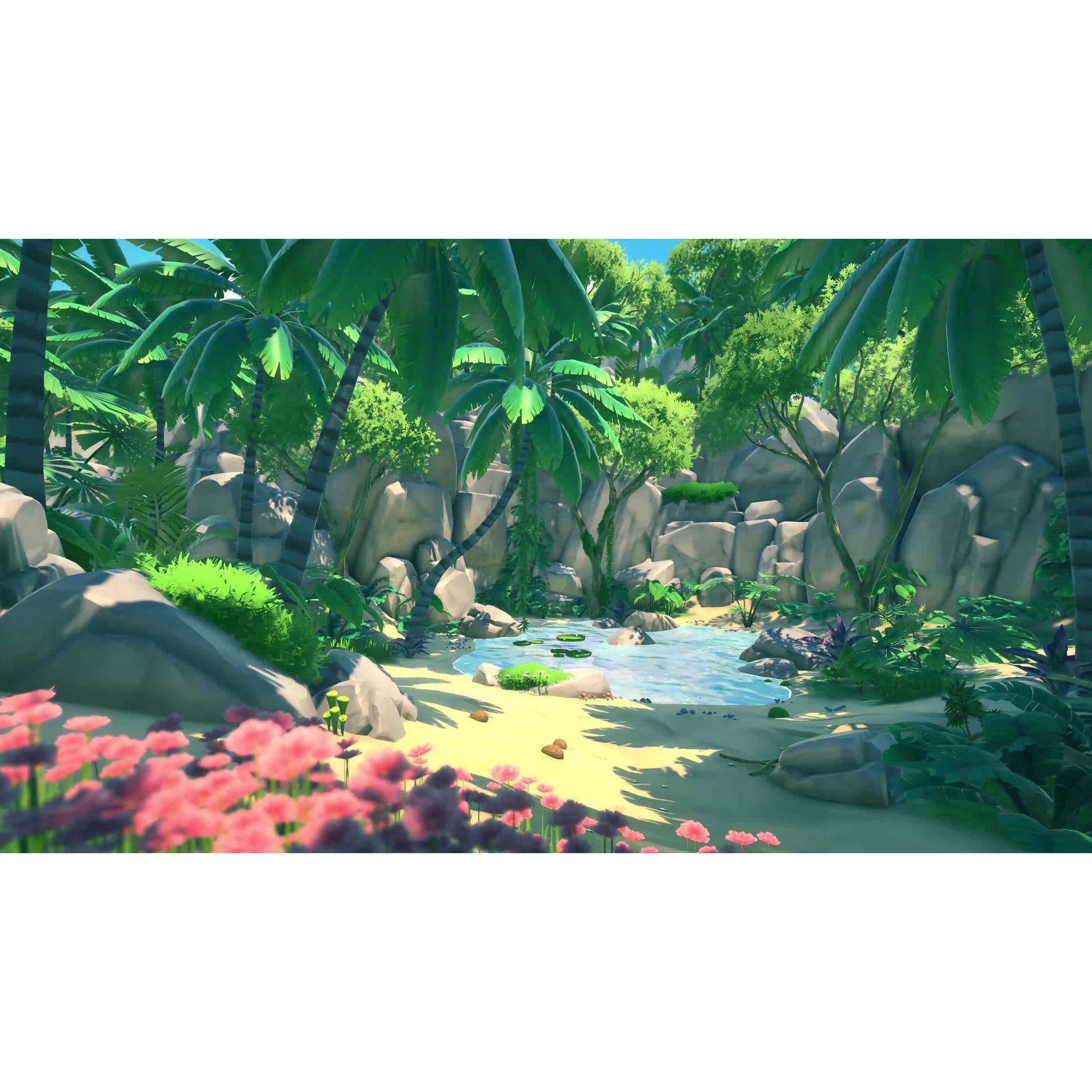 Lost Jungle - Low-Poly Game-Ready 3D Model - View 7