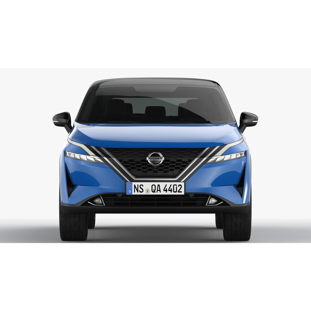 Nissan Qashqai 2022 3D Model – High Poly SUV Asset, FBX, OBJ - View 10