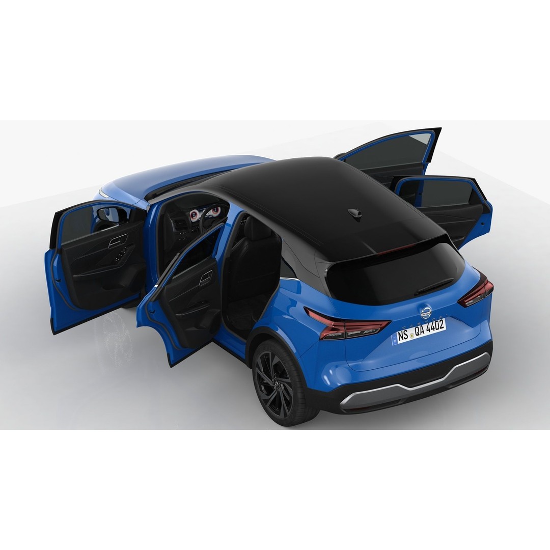 Nissan Qashqai 2022 3D Model – High Poly SUV Asset, FBX, OBJ - View 14