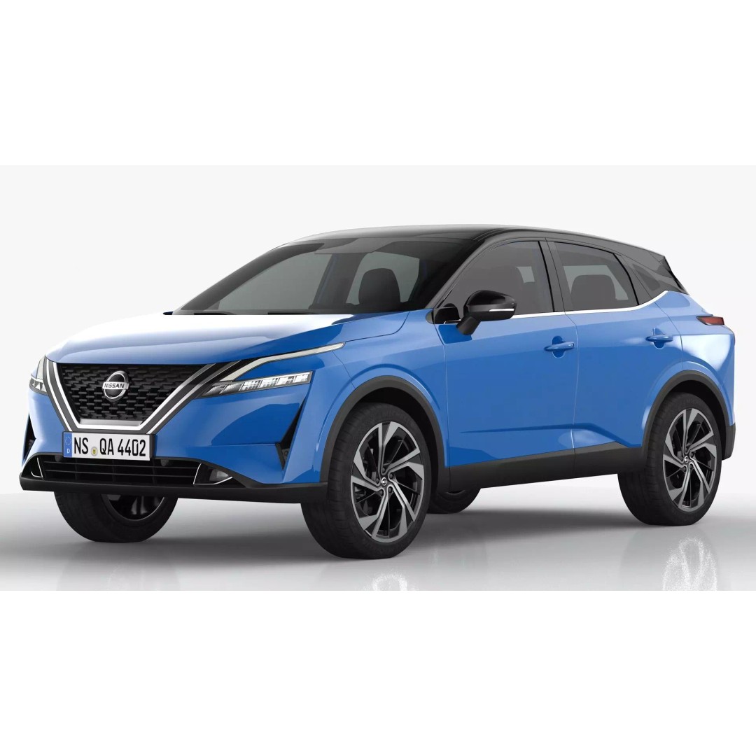 Nissan Qashqai 2022 3D Model – High Poly SUV Asset, FBX, OBJ - View 2
