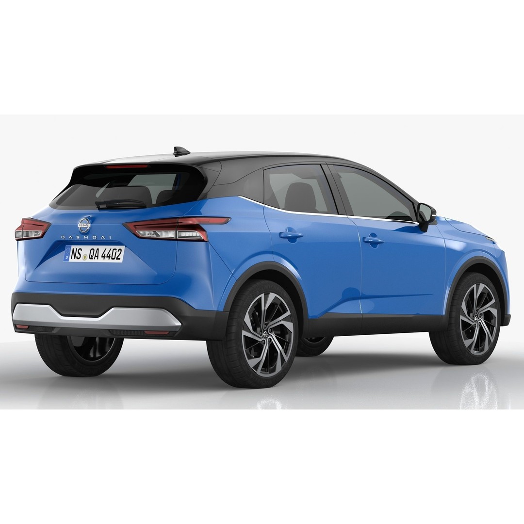 Nissan Qashqai 2022 3D Model – High Poly SUV Asset, FBX, OBJ - View 3
