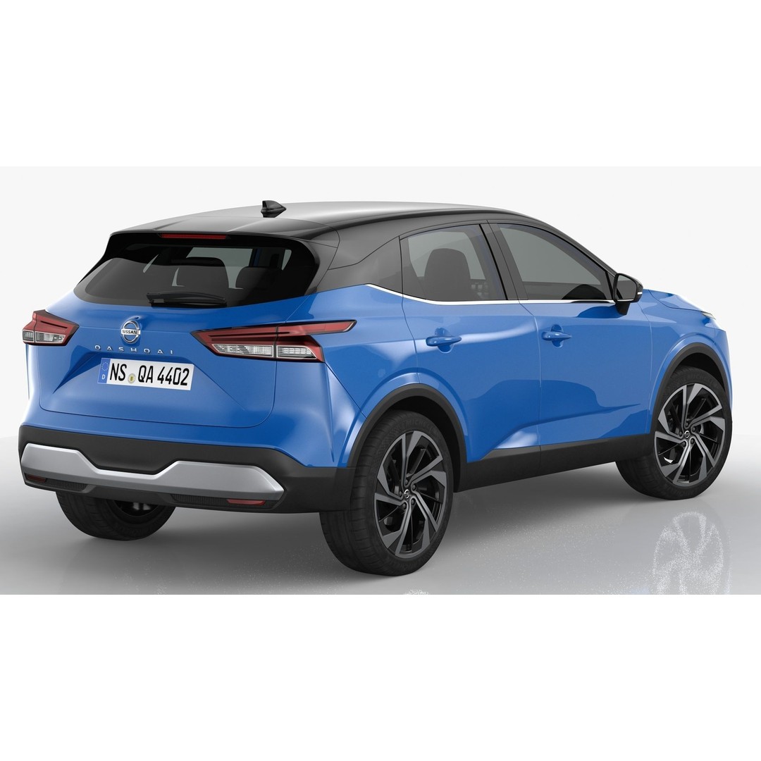 Nissan Qashqai 2022 3D Model – High Poly SUV Asset, FBX, OBJ - View 5