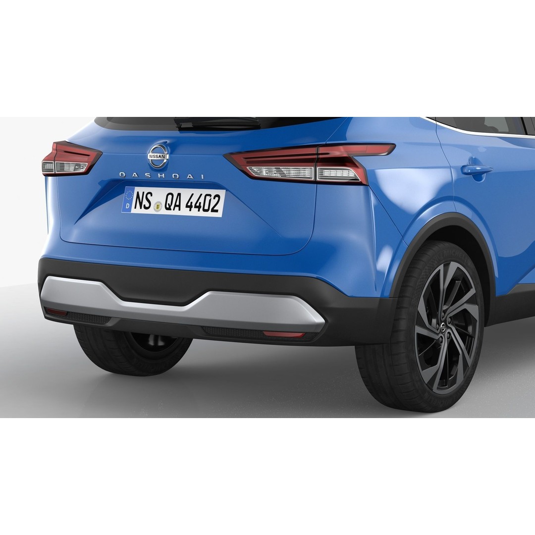 Nissan Qashqai 2022 3D Model – High Poly SUV Asset, FBX, OBJ - View 6