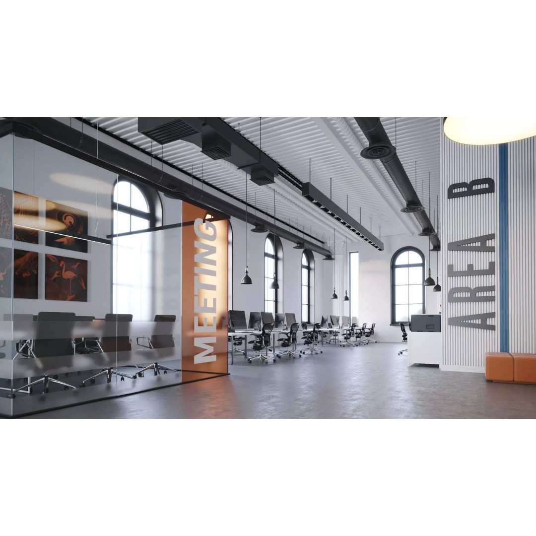 Open Office 3D Model – Detailed Interior Scene for Archviz, FBX - View 2
