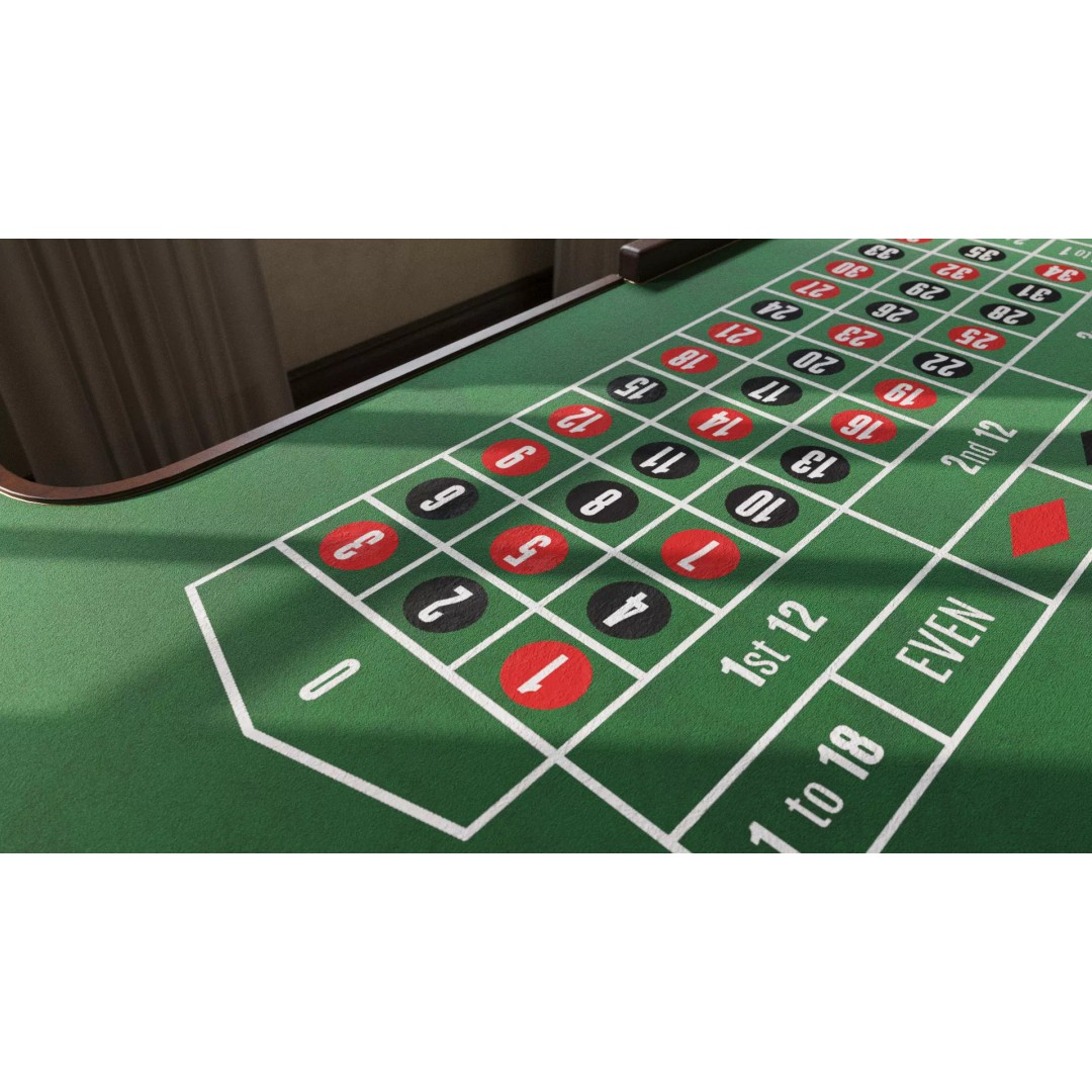 Roulette Casino Table 3D Model – Elegant Design, Game-Ready, FBX, OBJ - View 7