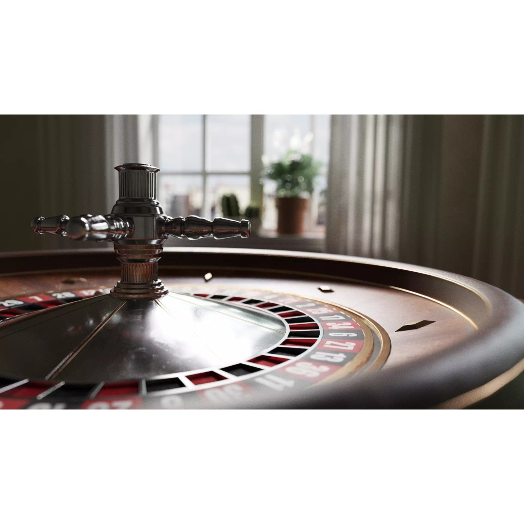 Roulette Casino Table 3D Model – Elegant Design, Game-Ready, FBX, OBJ - View 8