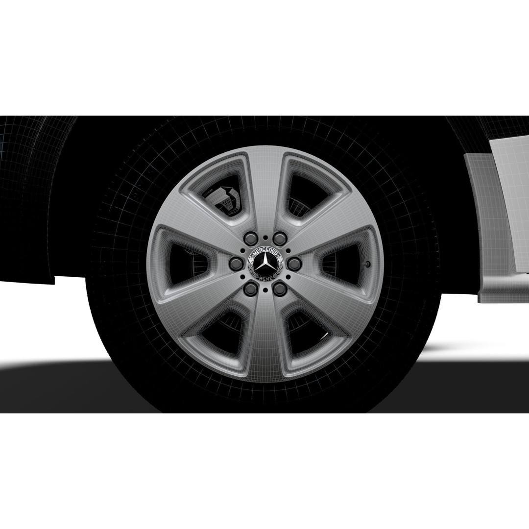 Mercedes Sprinter L3H2 RWD 3D Model – HQ Interior, Game-Ready FBX - View 29