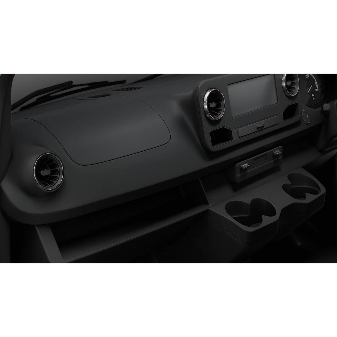 Mercedes Sprinter L3H2 RWD 3D Model – HQ Interior, Game-Ready FBX - View 4