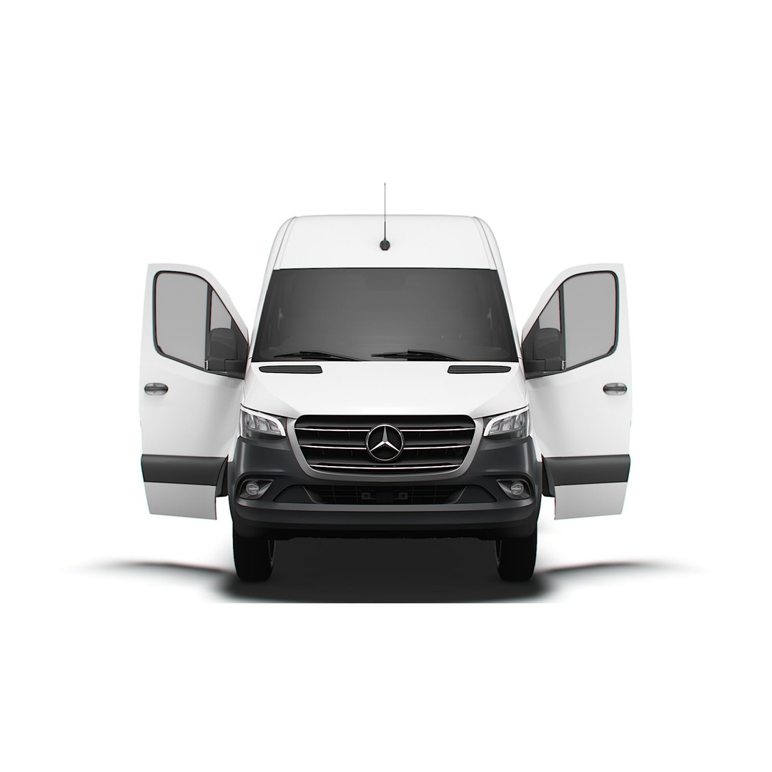 Mercedes Sprinter L3H2 RWD 3D Model – HQ Interior, Game-Ready FBX - View 8