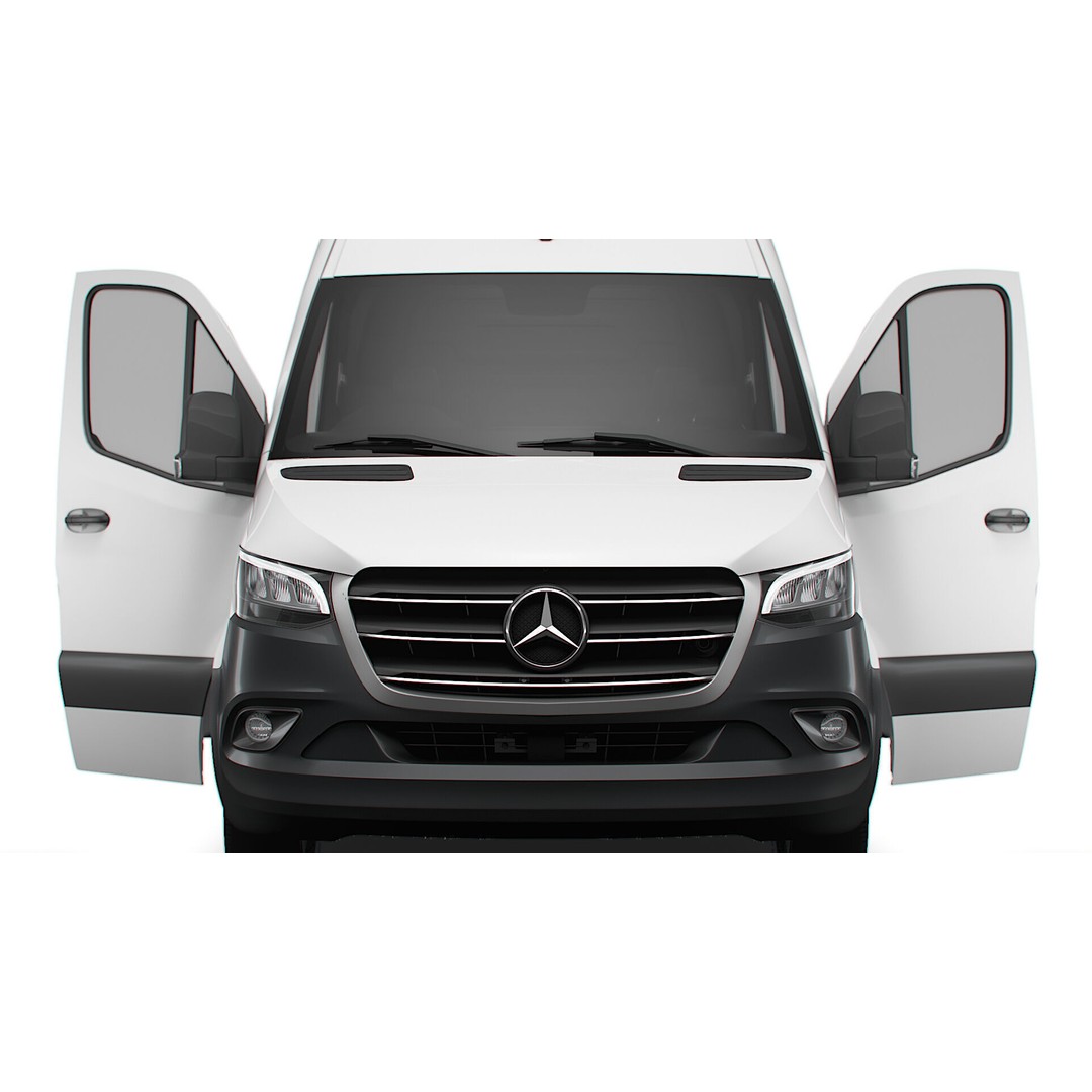 Mercedes Sprinter L3H2 RWD 3D Model – HQ Interior, Game-Ready FBX - View 9