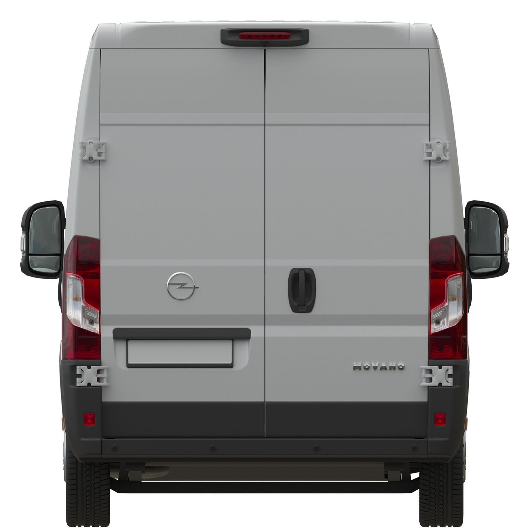 Opel Movano L4H2 3D Model – Detailed Cargo Van Interior, FBX - View 10