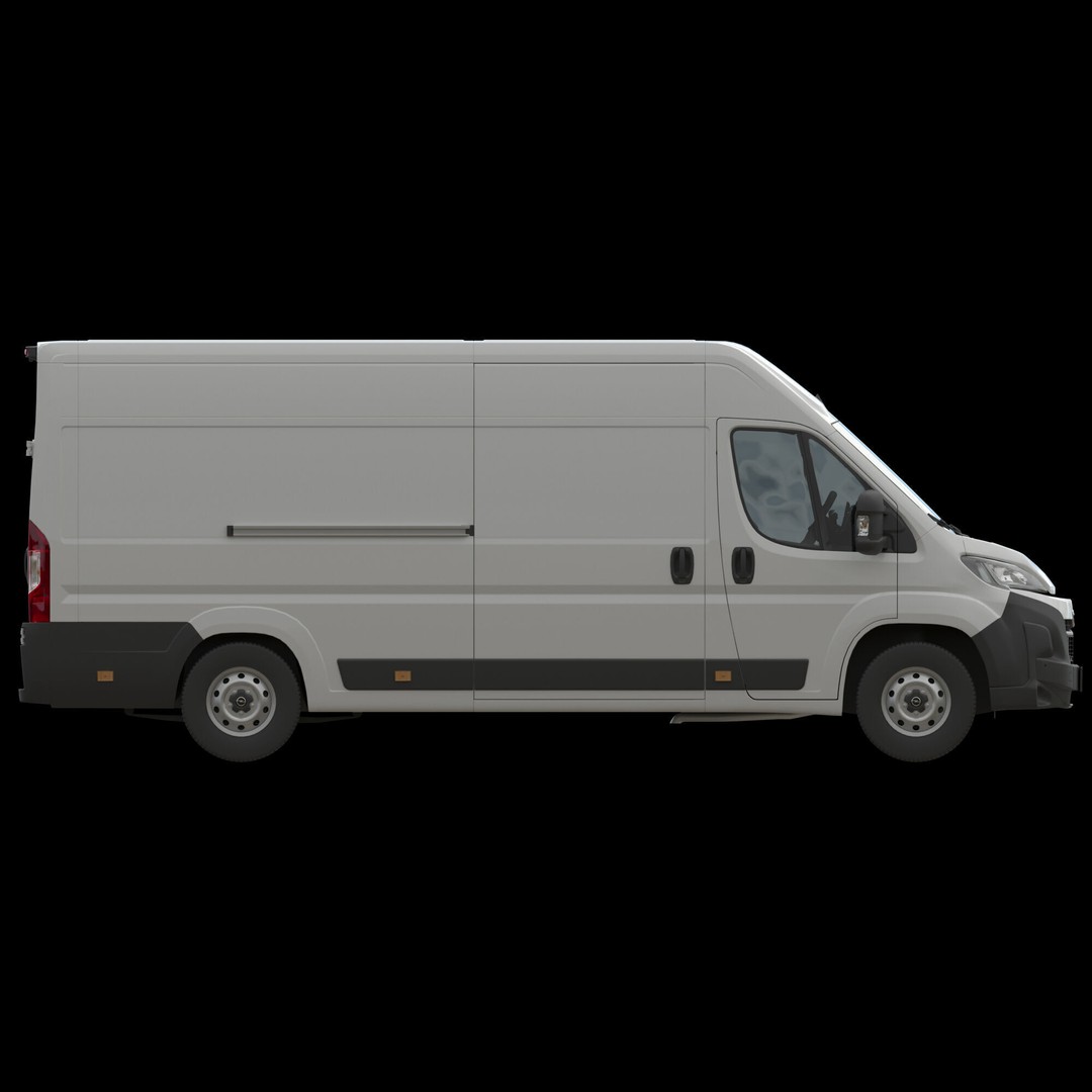 Opel Movano L4H2 3D Model – Detailed Cargo Van Interior, FBX - View 11