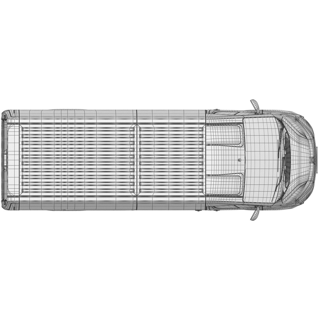 Opel Movano L4H2 3D Model – Detailed Cargo Van Interior, FBX - View 22