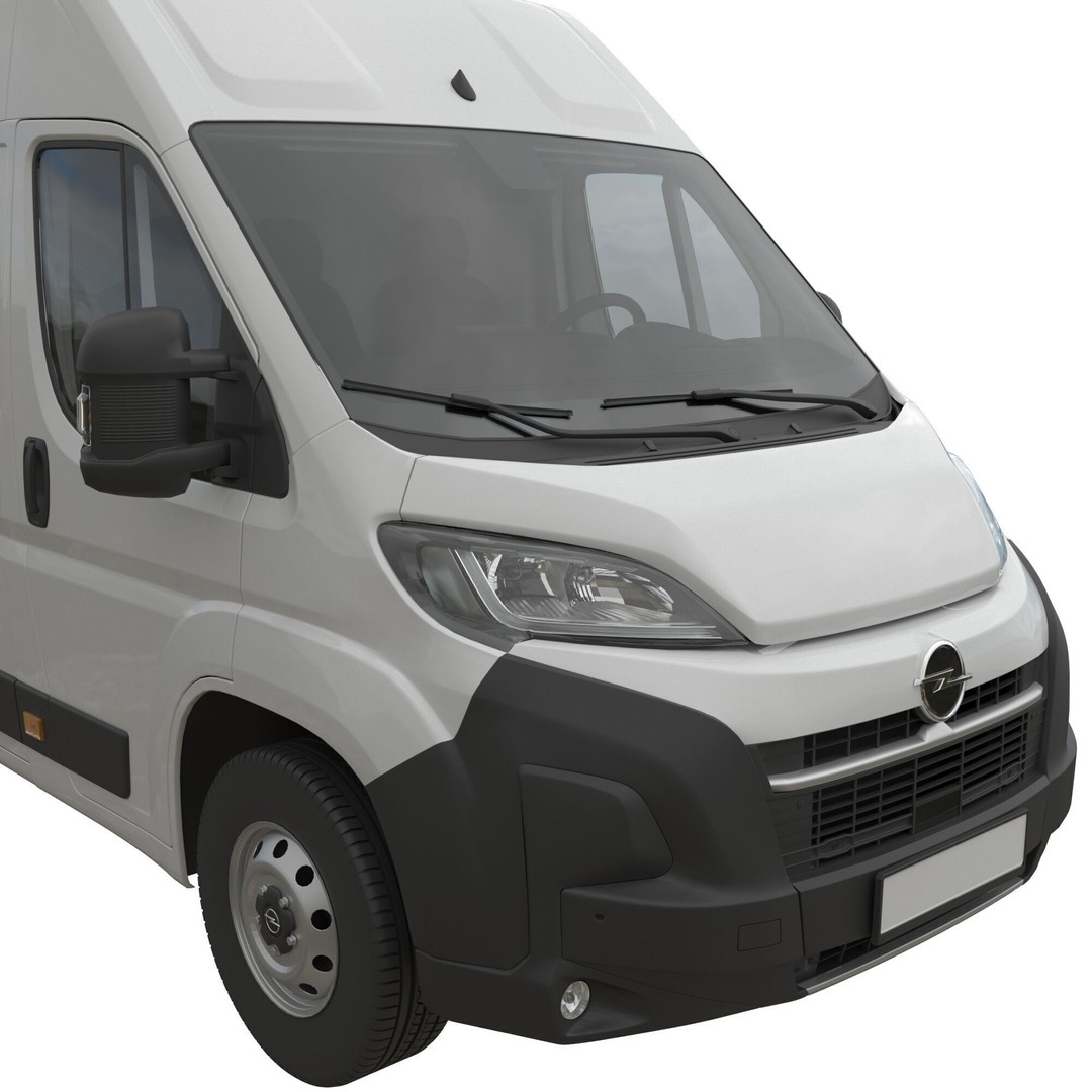 Opel Movano L4H2 3D Model – Detailed Cargo Van Interior, FBX - View 7