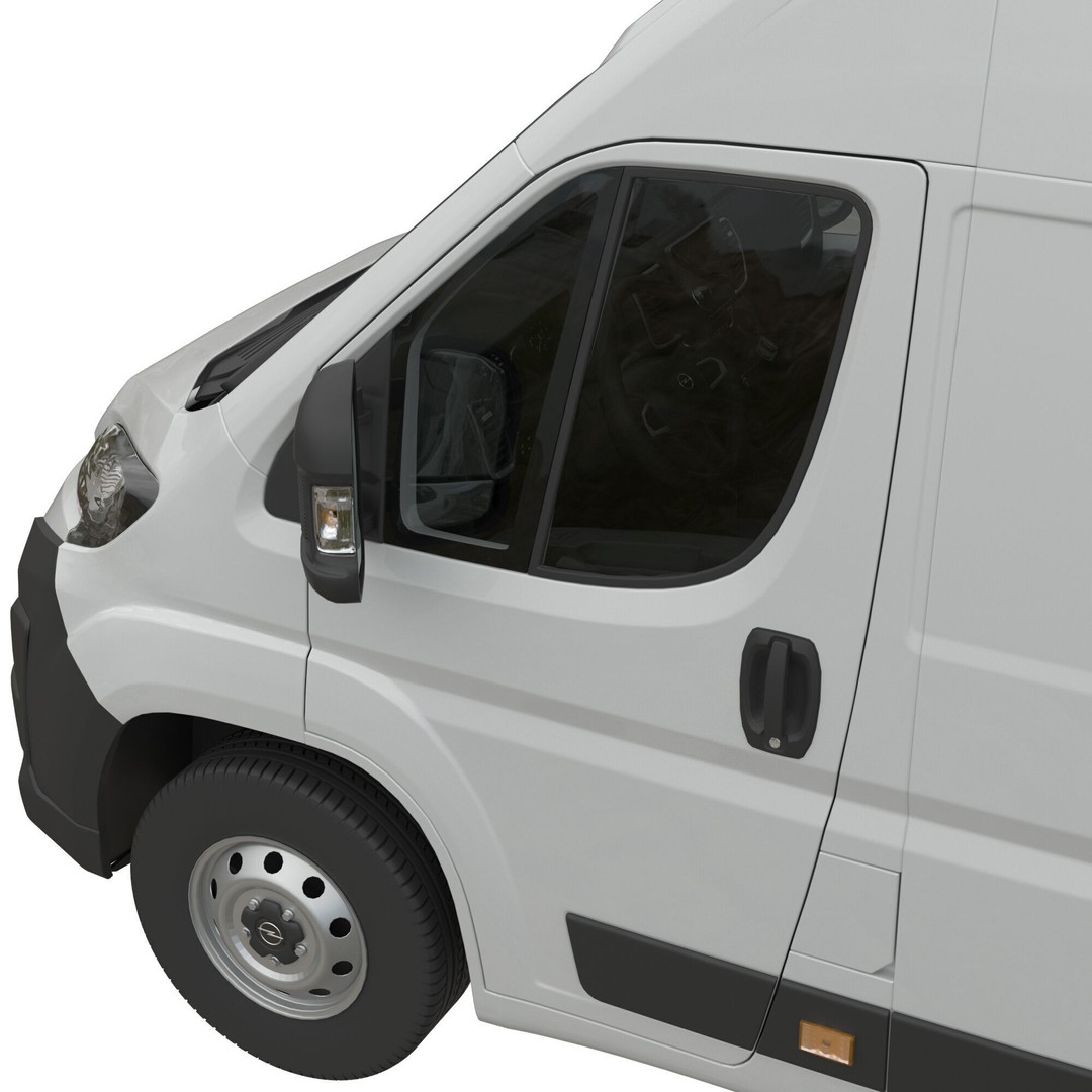 Opel Movano L4H2 3D Model – Detailed Cargo Van Interior, FBX - View 8