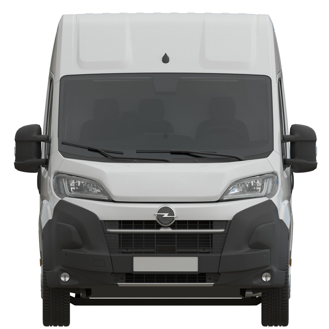 Opel Movano L4H2 3D Model – Detailed Cargo Van Interior, FBX - View 9