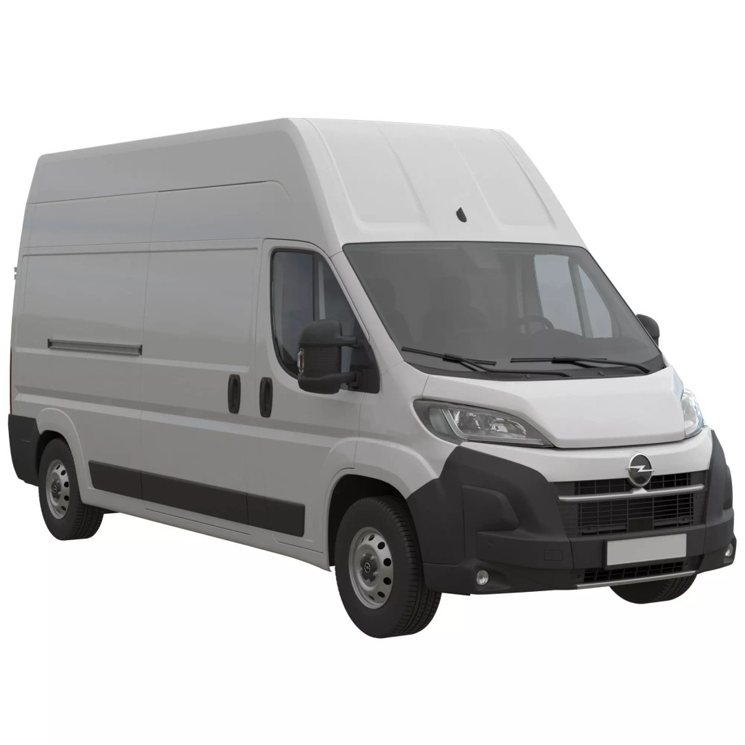 Opel Movano L3H3 3D Model – High Poly Detailed Vehicle, FBX, OBJ - View 2
