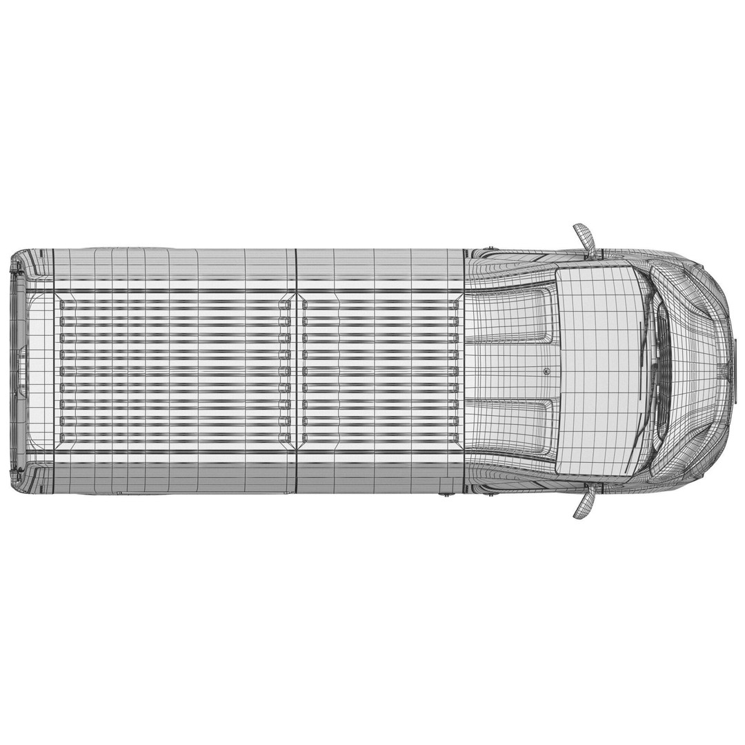 Opel Movano L3H3 3D Model – High Poly Detailed Vehicle, FBX, OBJ - View 22