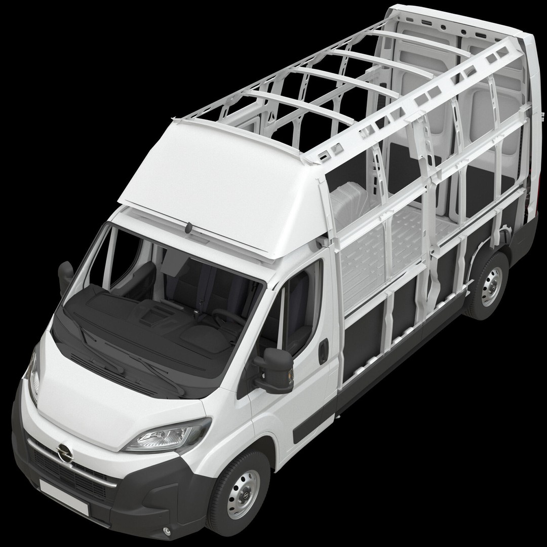 Opel Movano L3H3 3D Model – High Poly Detailed Vehicle, FBX, OBJ - View 23