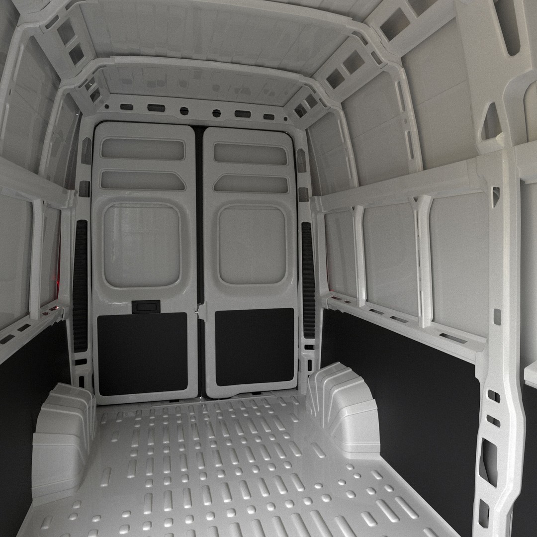 Opel Movano L3H3 3D Model – High Poly Detailed Vehicle, FBX, OBJ - View 25