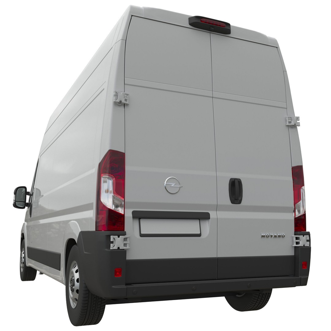 Opel Movano L3H3 3D Model – High Poly Detailed Vehicle, FBX, OBJ - View 5