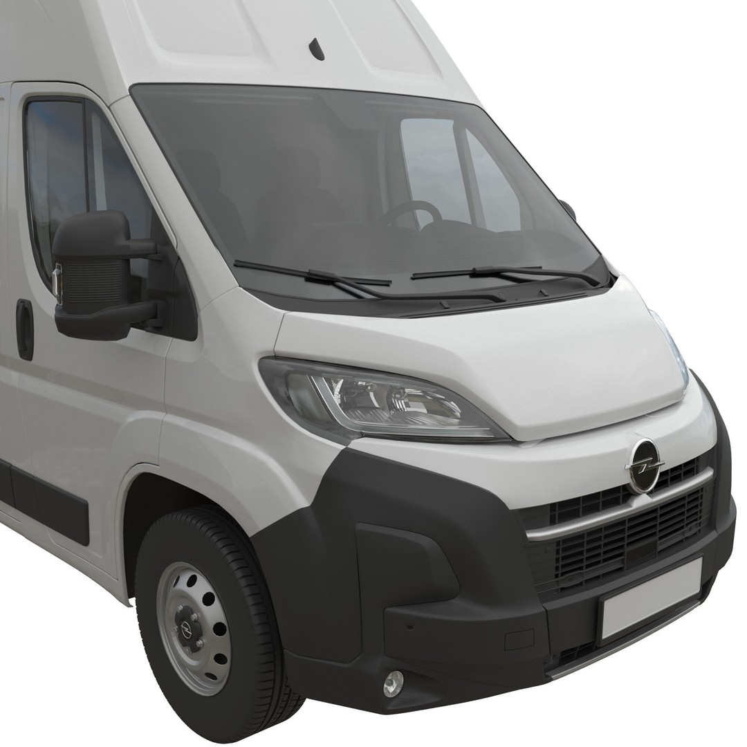 Opel Movano L3H3 3D Model – High Poly Detailed Vehicle, FBX, OBJ - View 7