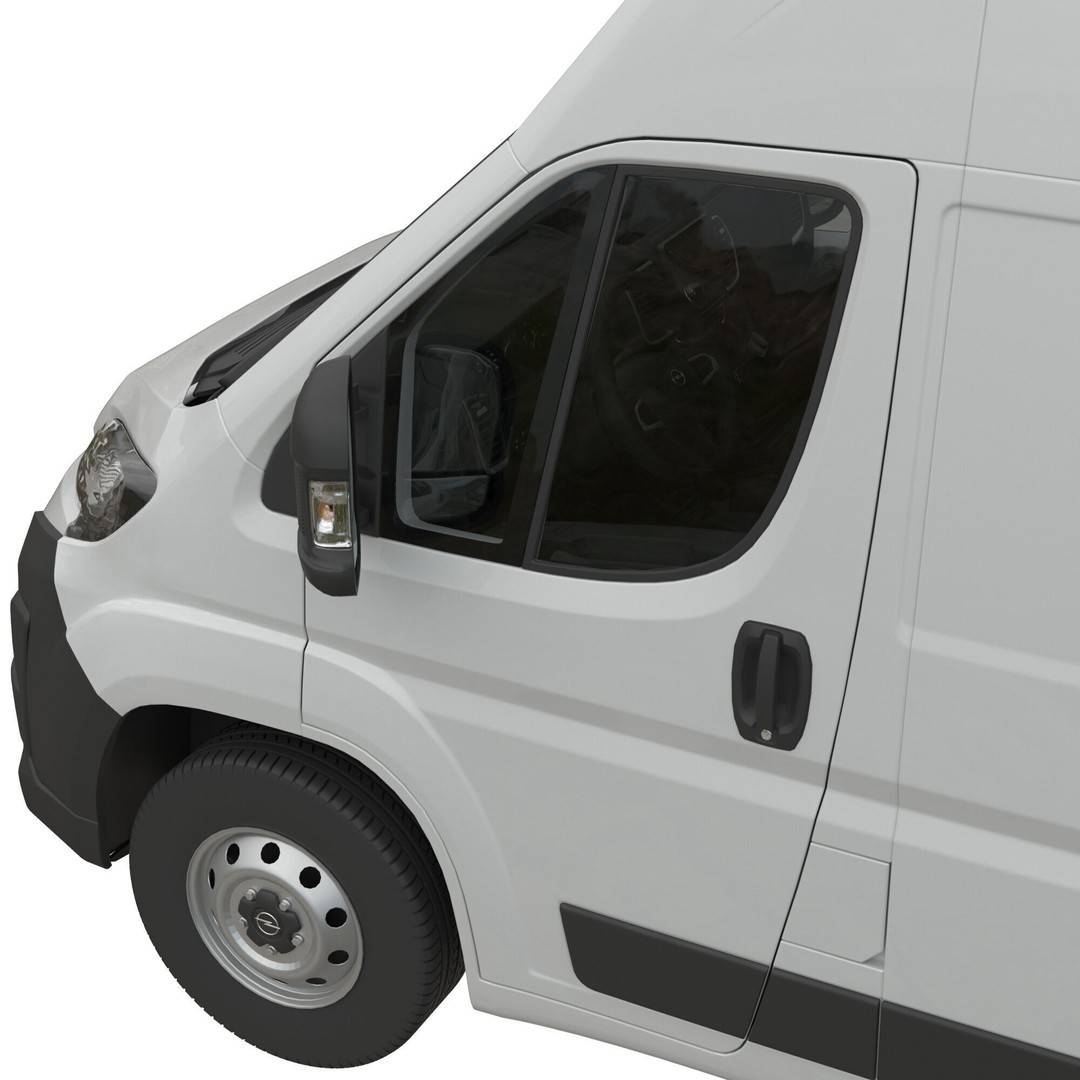Opel Movano L3H3 3D Model – High Poly Detailed Vehicle, FBX, OBJ - View 8