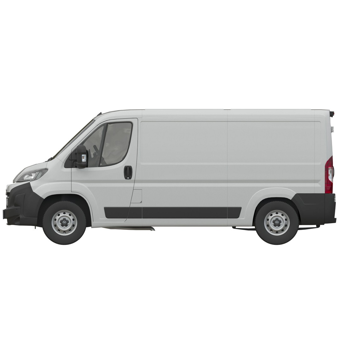 2024 Opel Movano 3D Model – Detailed Interior Low Roof Van, FBX, OBJ - View 12