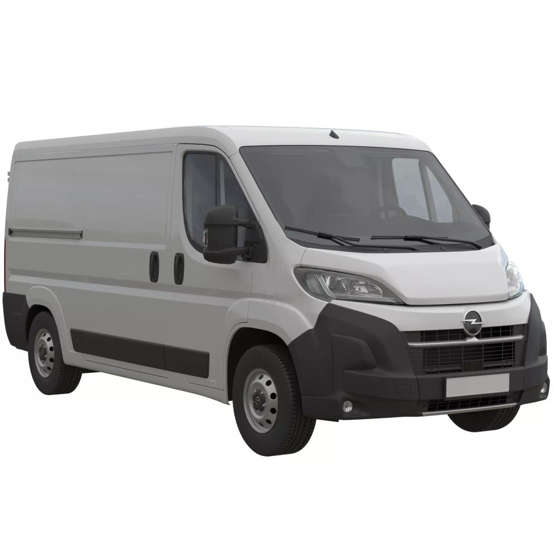 2024 Opel Movano 3D Model – Detailed Interior Low Roof Van, FBX, OBJ - View 2