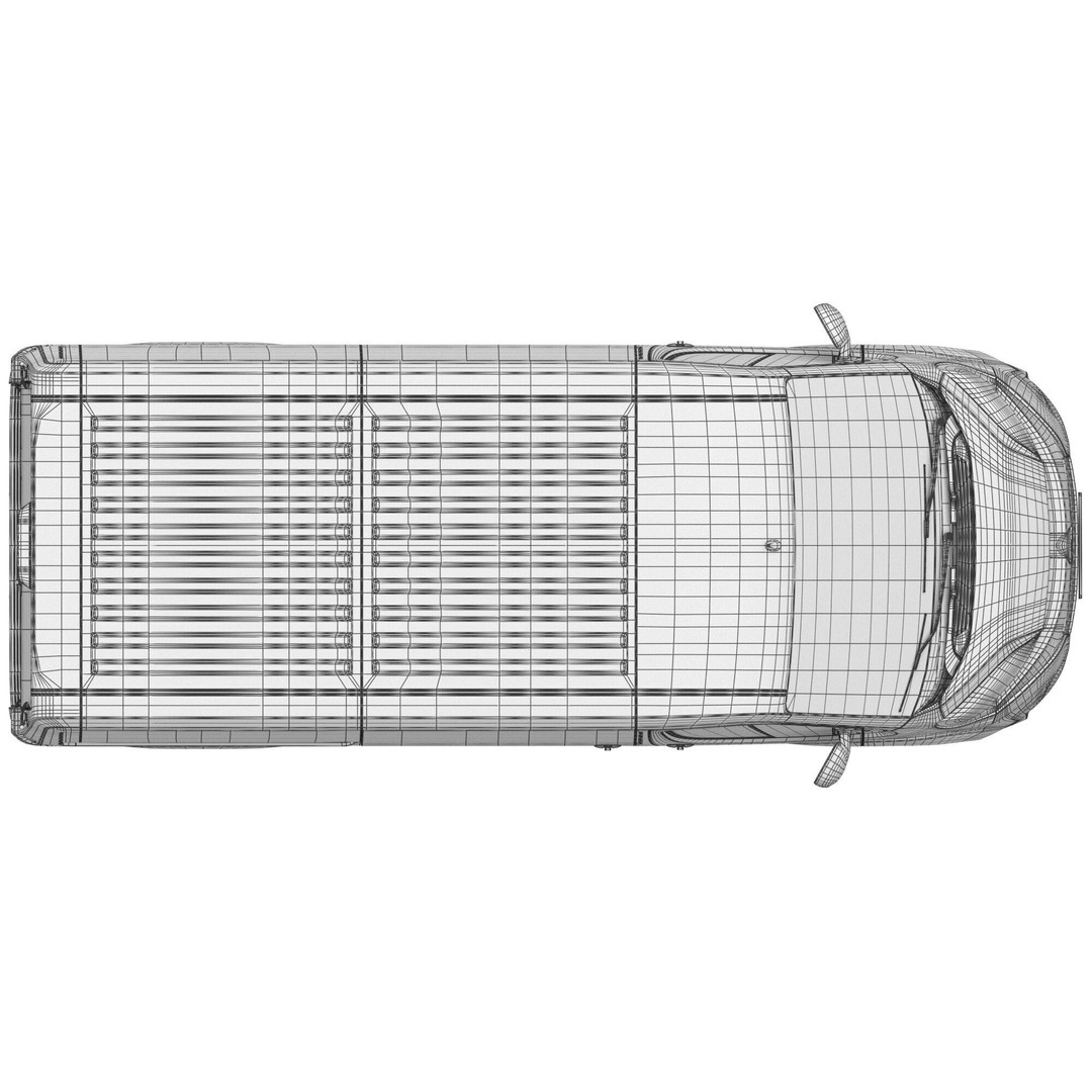 2024 Opel Movano 3D Model – Detailed Interior Low Roof Van, FBX, OBJ - View 22