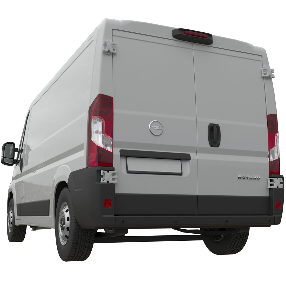 2024 Opel Movano 3D Model – Detailed Interior Low Roof Van, FBX, OBJ - View 5