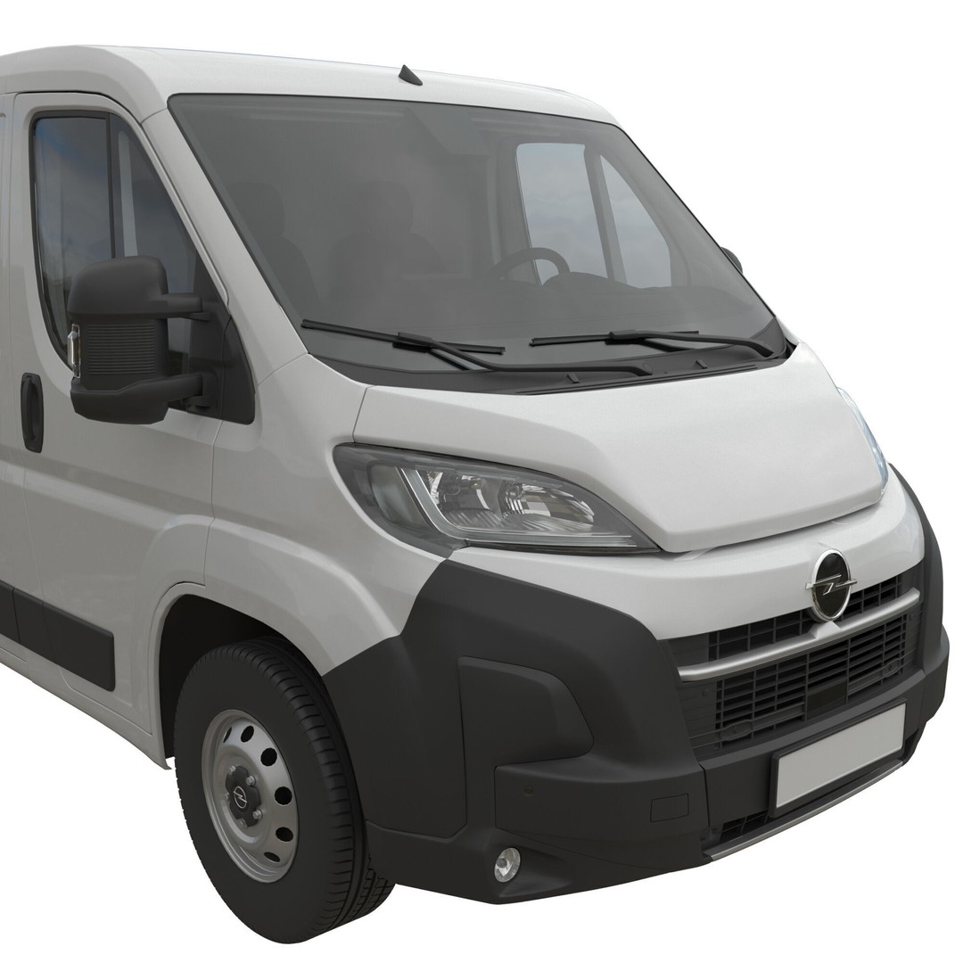 2024 Opel Movano 3D Model – Detailed Interior Low Roof Van, FBX, OBJ - View 7