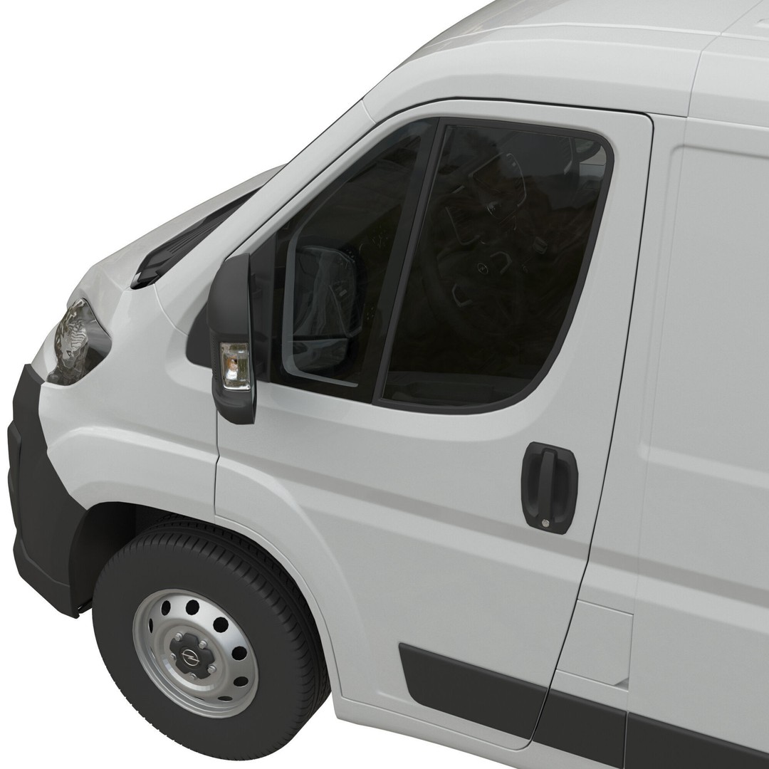 2024 Opel Movano 3D Model – Detailed Interior Low Roof Van, FBX, OBJ - View 8