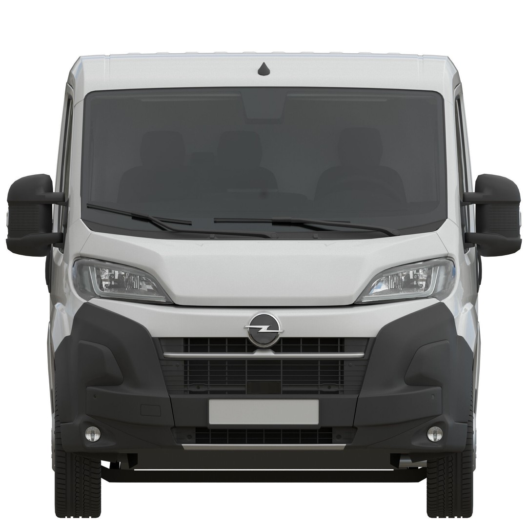 2024 Opel Movano 3D Model – Detailed Interior Low Roof Van, FBX, OBJ - View 9