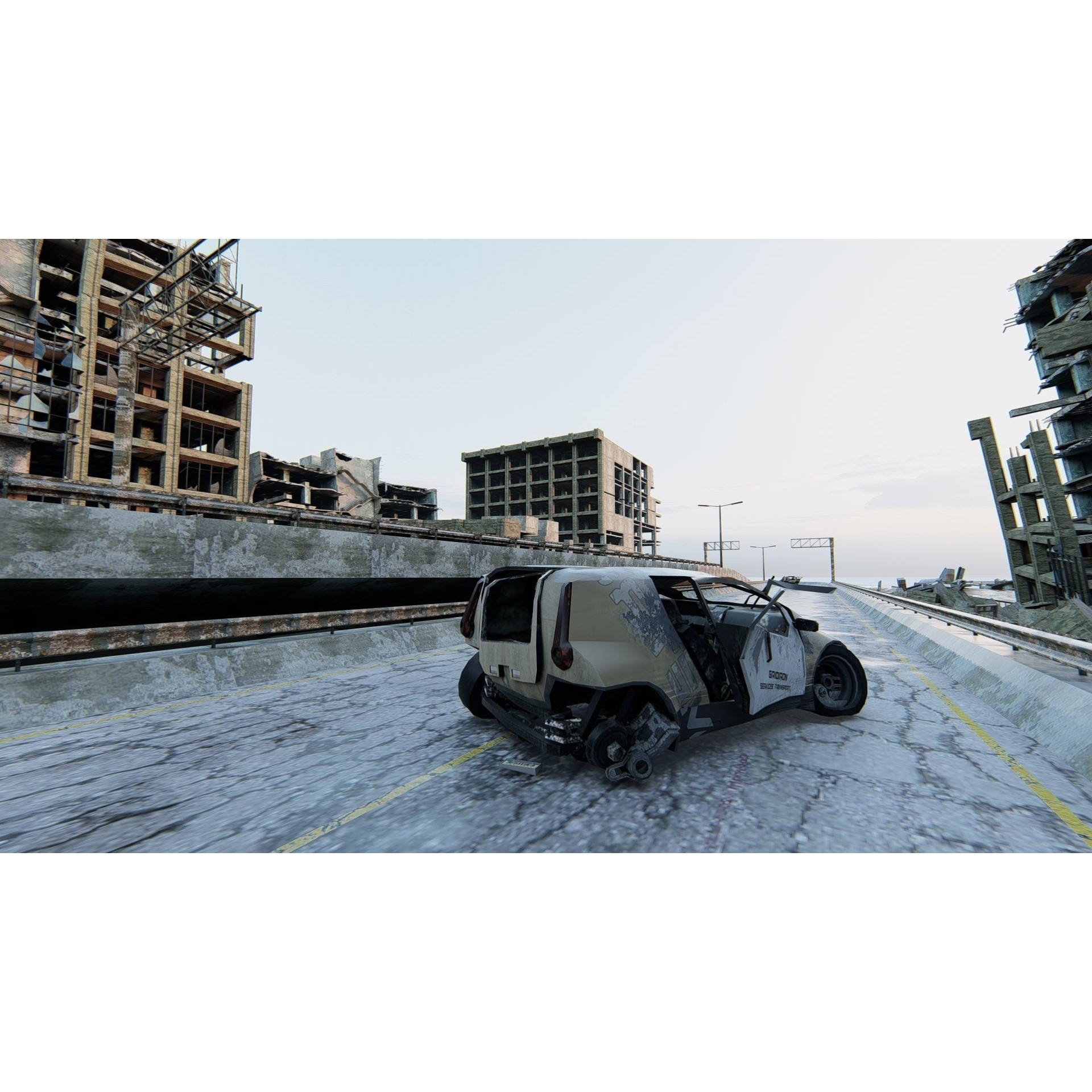 Ruined Cityscape - Game-Ready 3D Model - View 22