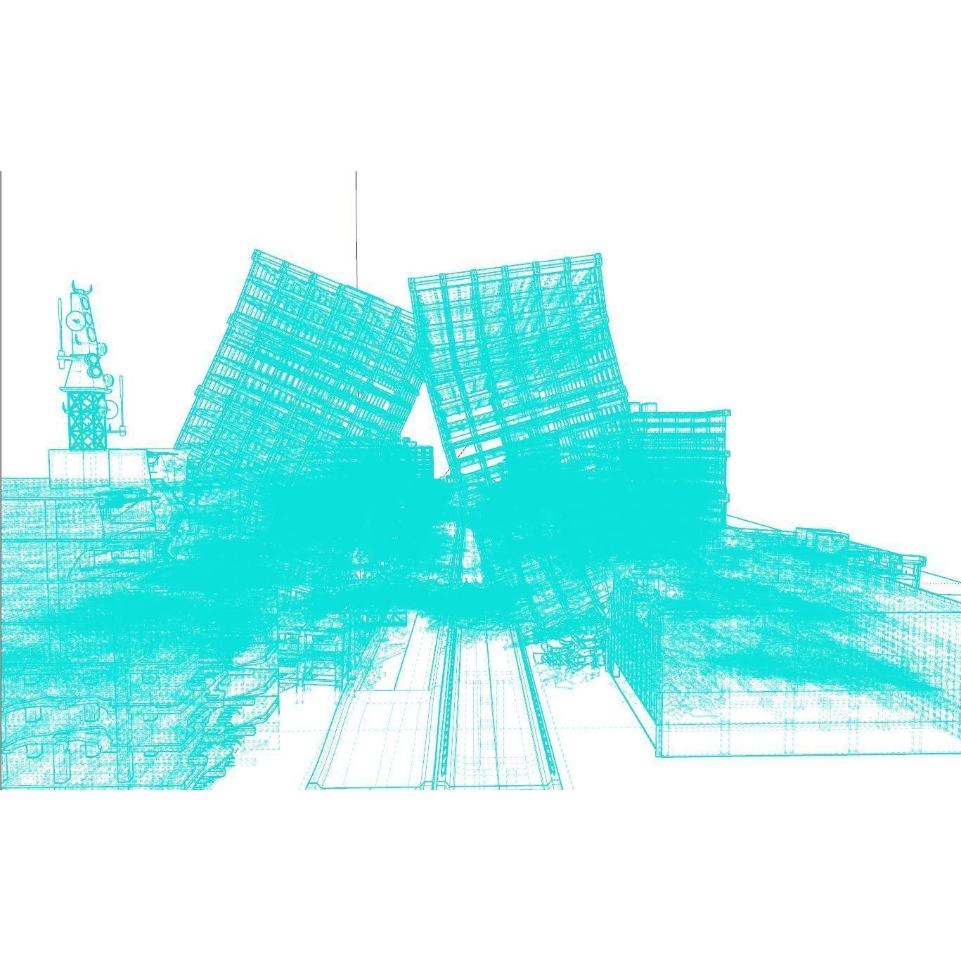 Ruined Cityscape - Game-Ready 3D Model - View 33