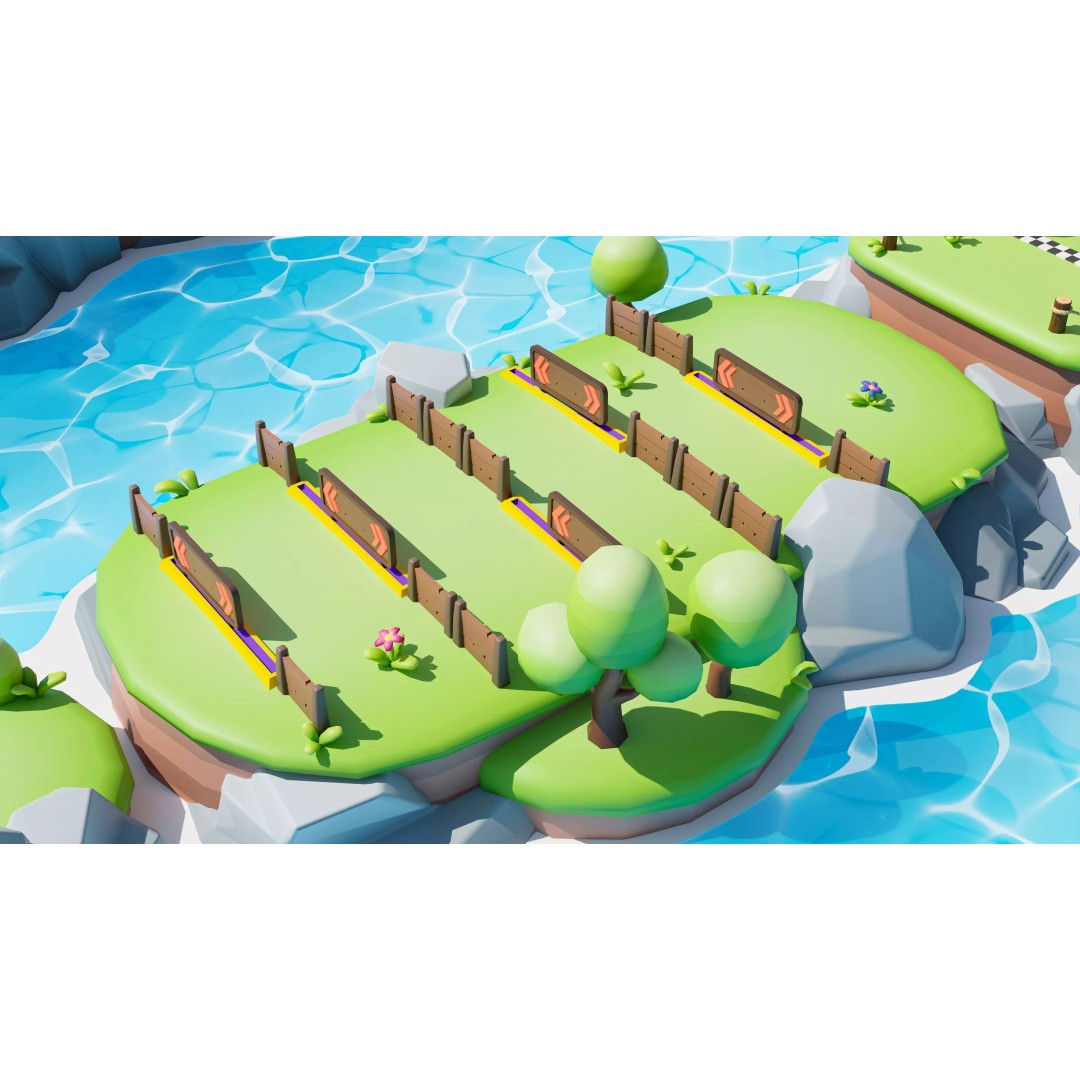 Platformer Deathrun 3D Model – Low Poly Game Asset, FBX, PBR - View 10