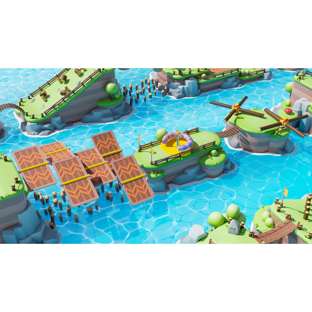 Platformer Deathrun 3D Model – Low Poly Game Asset, FBX, PBR - View 20