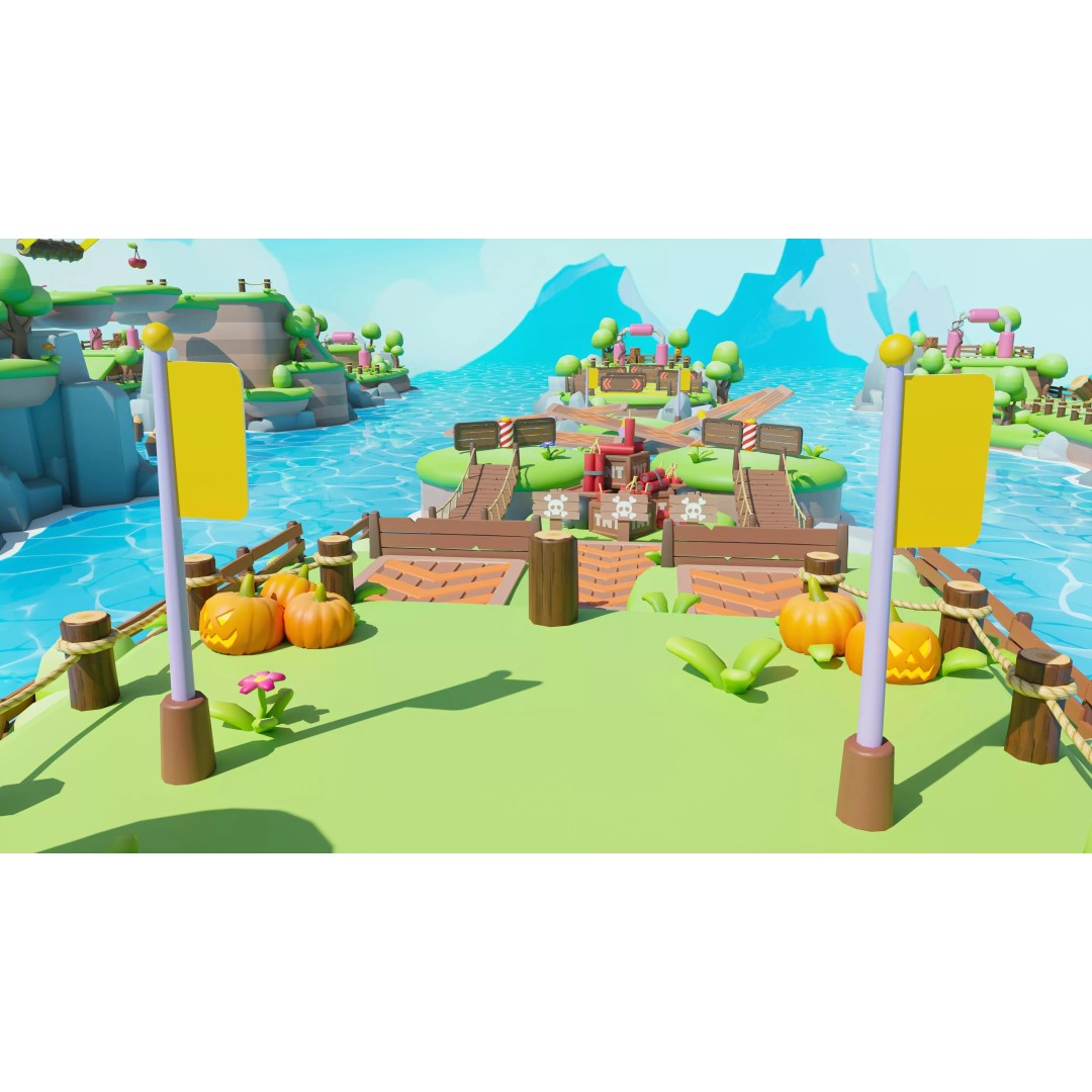 Platformer Deathrun 3D Model – Low Poly Game Asset, FBX, PBR - View 21